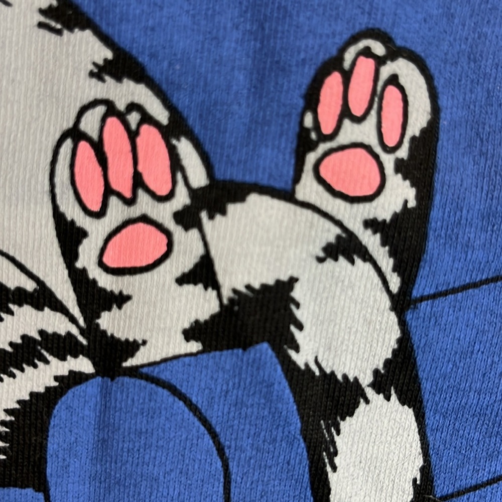 🔥 NWT Dadcat Genuine B. Kliban Cat TEE SHIRT Men’s M Combed Cotton Crazy Shirts - Picture 14 of 16